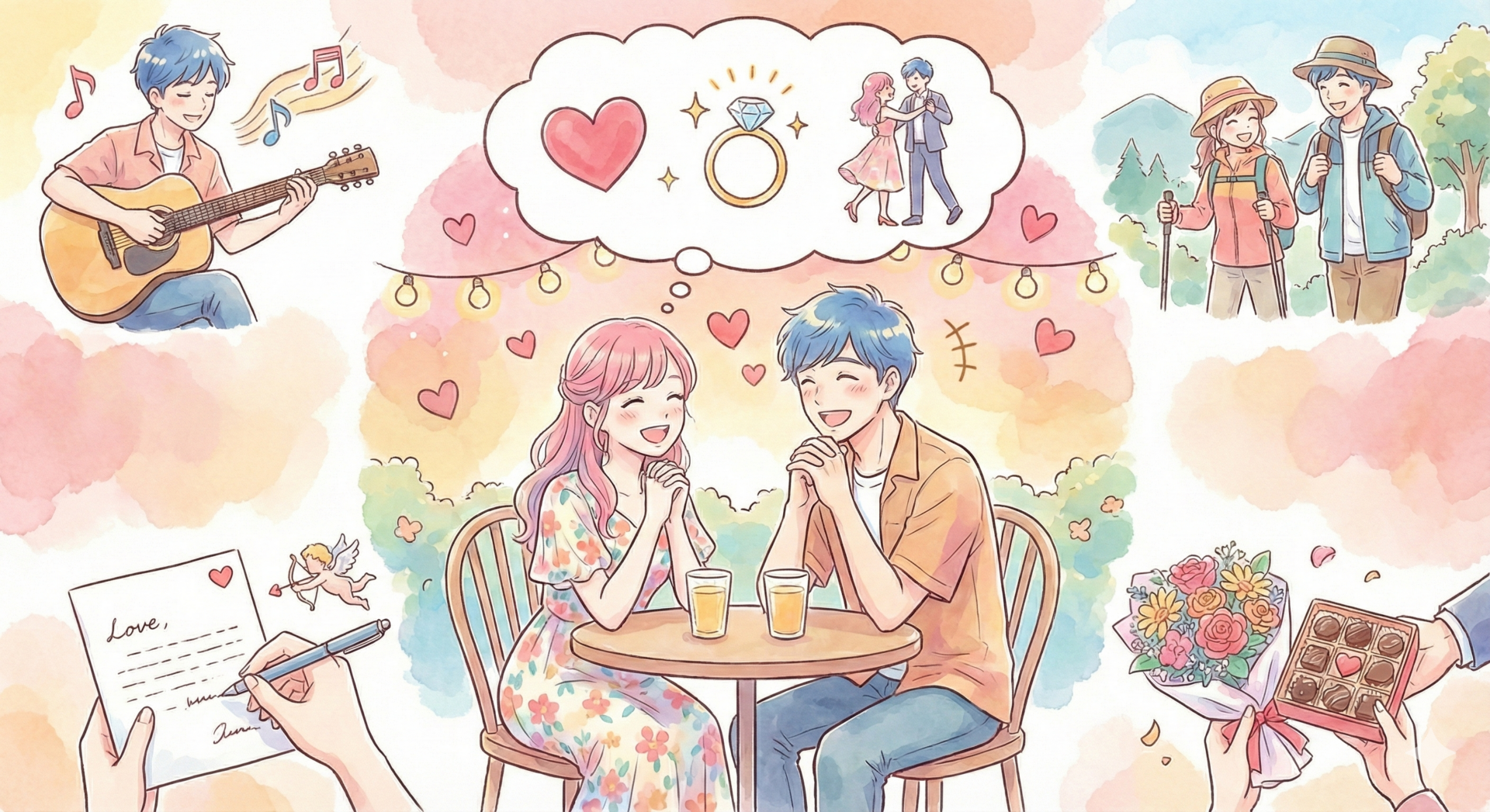 ESFPの恋愛観と好きなタイプ|惹かれる相手やアプローチ方法