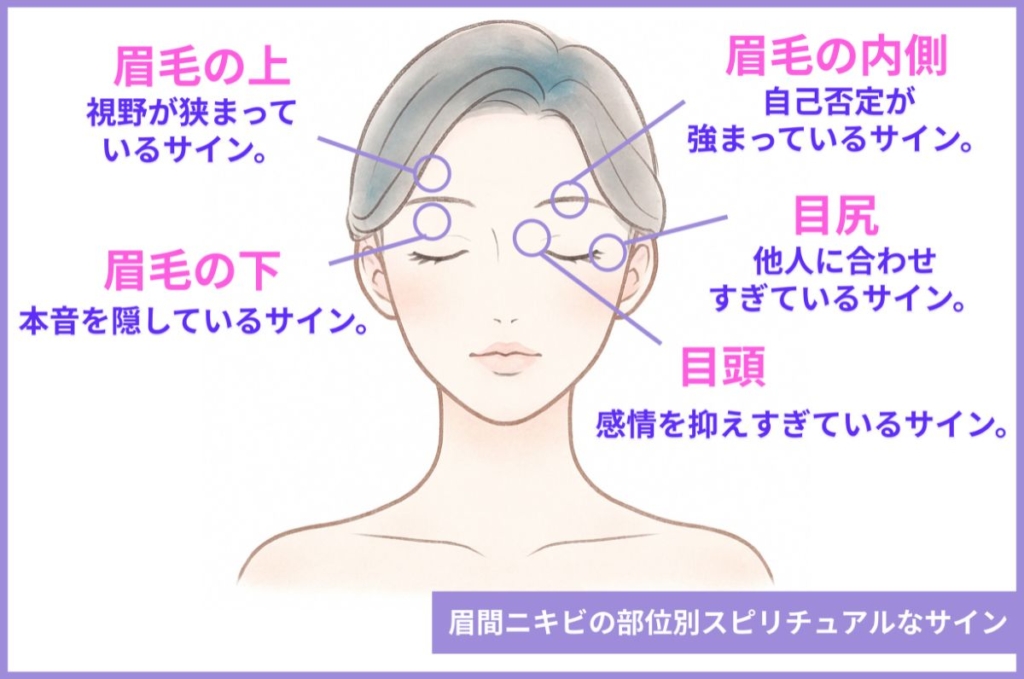 眉間 ニキビ スピリチュアル