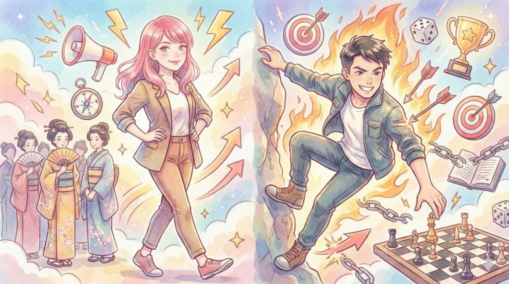 男女で異なる?ESTPの性格と行動傾向の違い