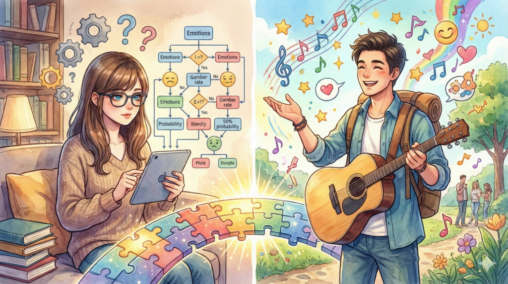 INTP-Tの恋愛傾向と相性の良いタイプと攻略のヒント