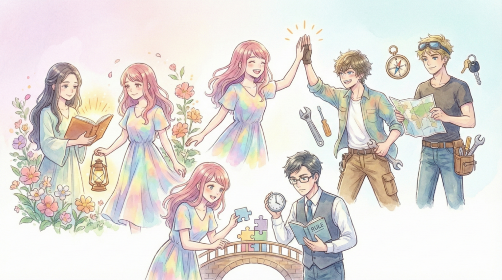 ENFP-Aと相性が良いタイプ・悪いタイプ|関係構築のコツ