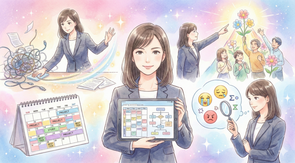 【性別・シーン別】ENTJ-Aの具体的な行動パターンとあるある