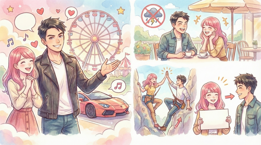 ESTPの恋愛傾向|情熱的なアプローチと長続きのコツ