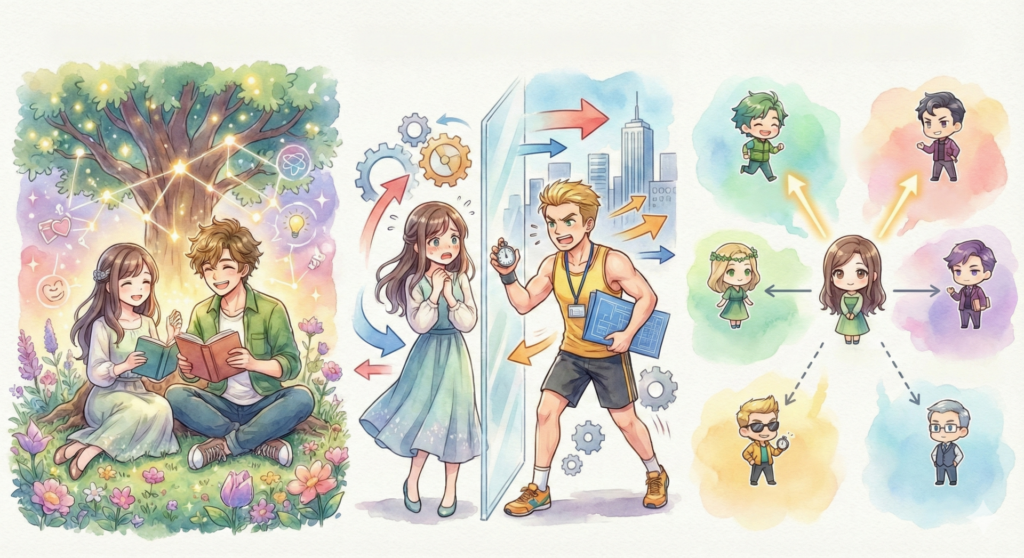 INFJ-Tの恋愛傾向と結婚観|相性の良いタイプを徹底比較