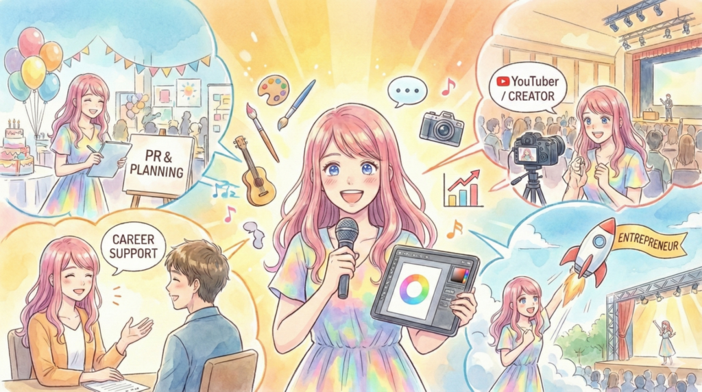 ENFP-Aに向いている適職と才能の活かし方|飽き性を武器にする