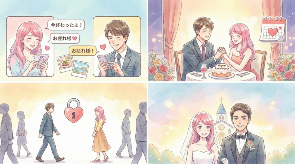 ESFJ-Tの恋愛傾向と結婚観|一途で献身的な愛の形