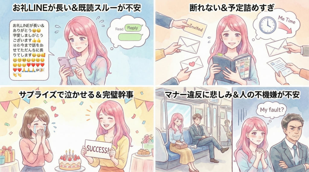 ESFJ-Tの仕事や日常でついやってしまうあるある