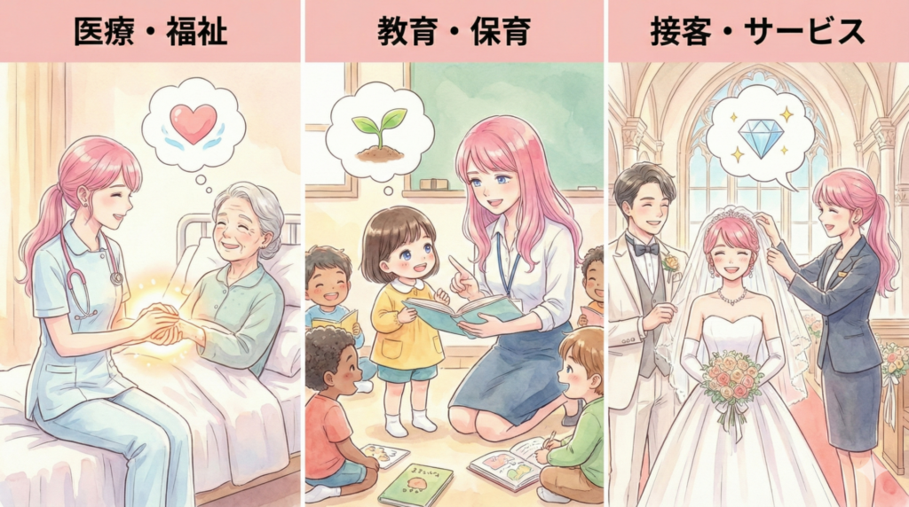 ESFJ-Tの強みを活かせる適職とキャリア選択