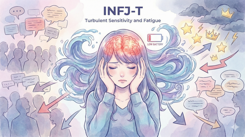 INFJ-T(提唱者・慎重型)とは?INFJ-Aとの決定的な違いと性格の核心